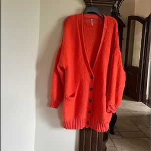 NWT Free People Snow Drop Cardigan in Saturn Combo